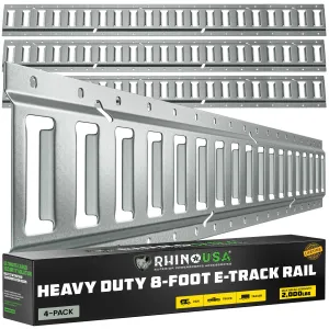 8FT E-Track Tie-Down Rails