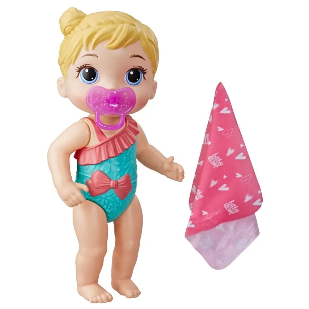 Baby Alive Splash 'n Snuggle Baby Blonde Hair