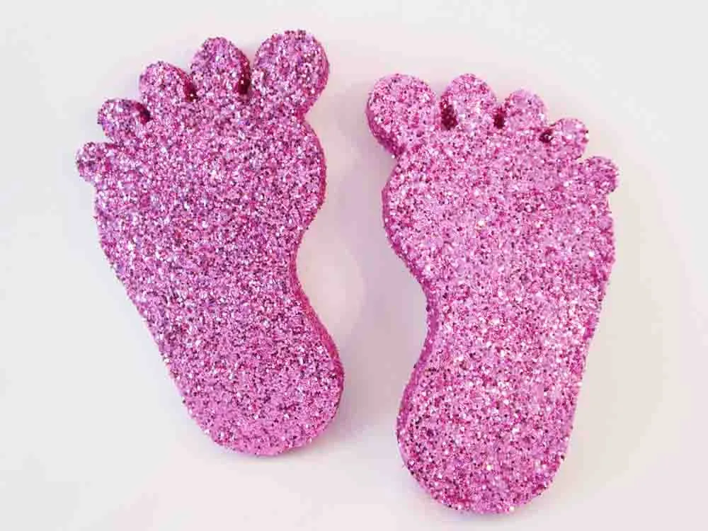 Baby Feet Styrofoam Cutout (small)