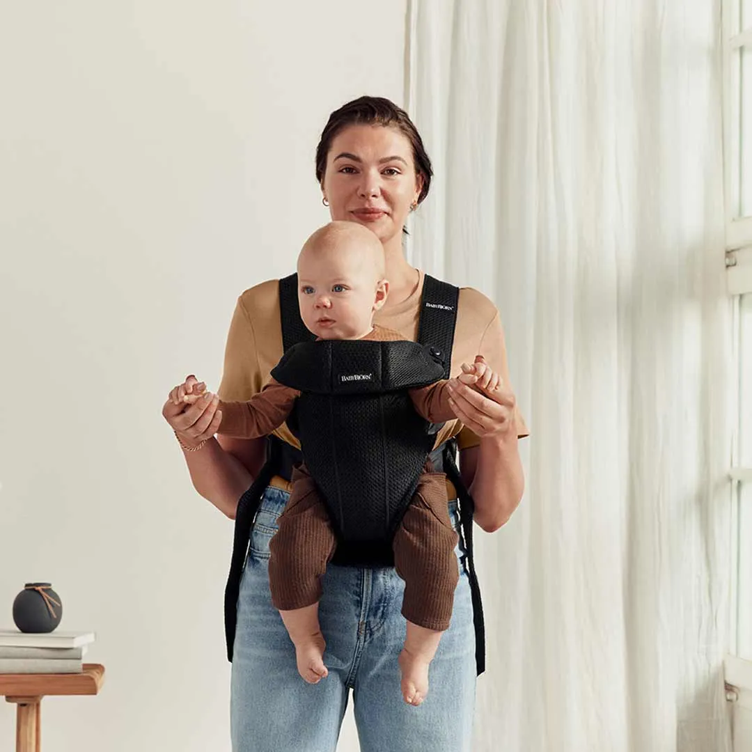 BabyBjorn Mini 3D Mesh Baby Carrier - Black