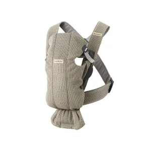 BabyBjorn Mini 3D Mesh Baby Carrier - Grey Beige