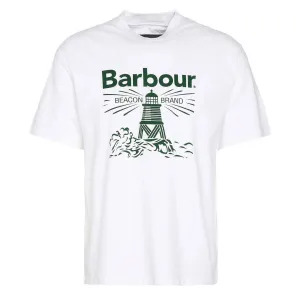 Barbour Pell Oversized Graphic T-Shirt White