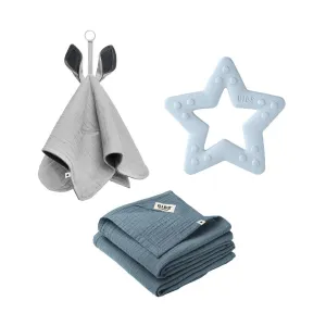 BIBS Baby Shower Gift Set - Baby Blue