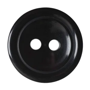 Black Round Rimmed Buttons