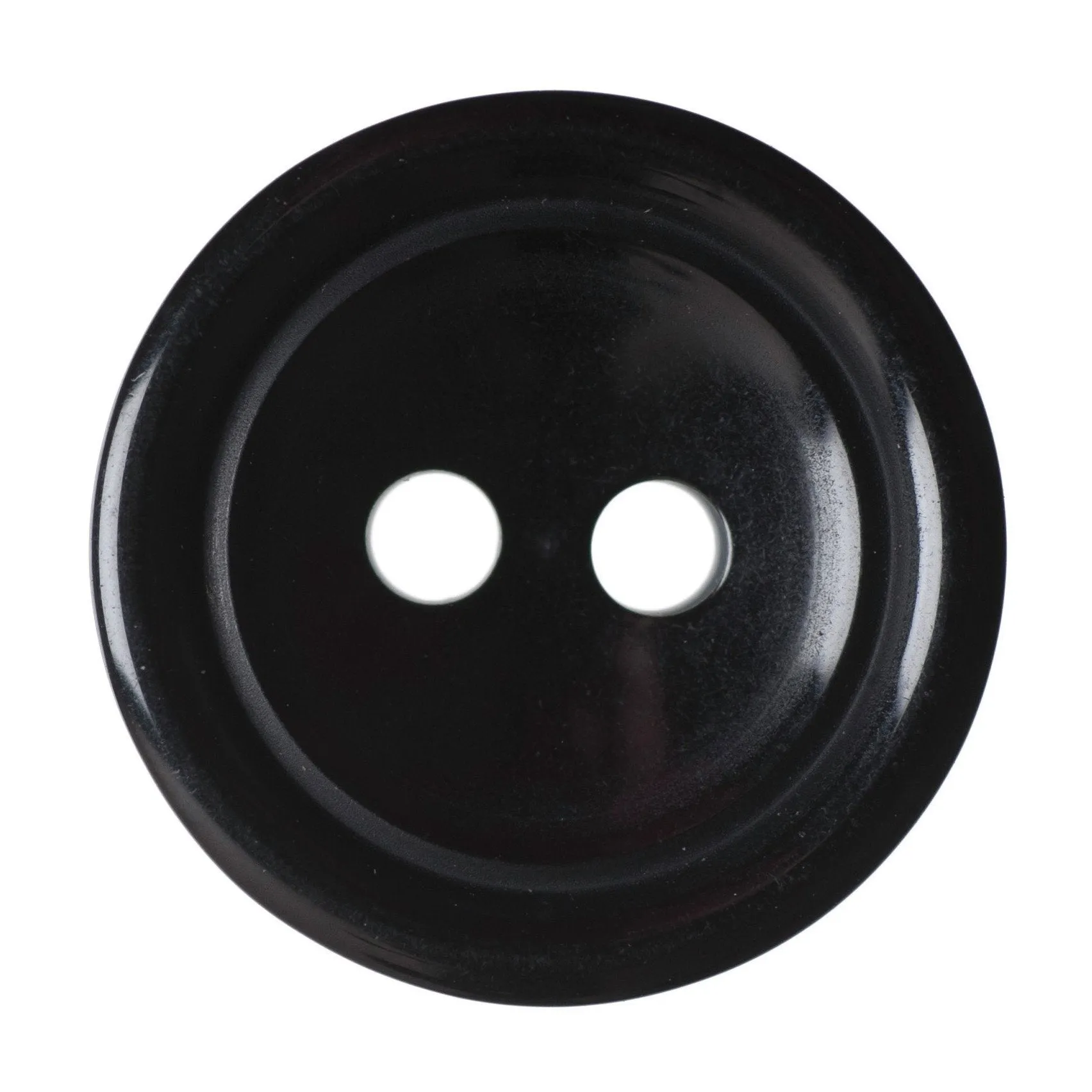 Black Round Rimmed Buttons