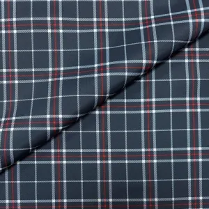 Blue Tartan Heavy Duty Waterproof Fabric