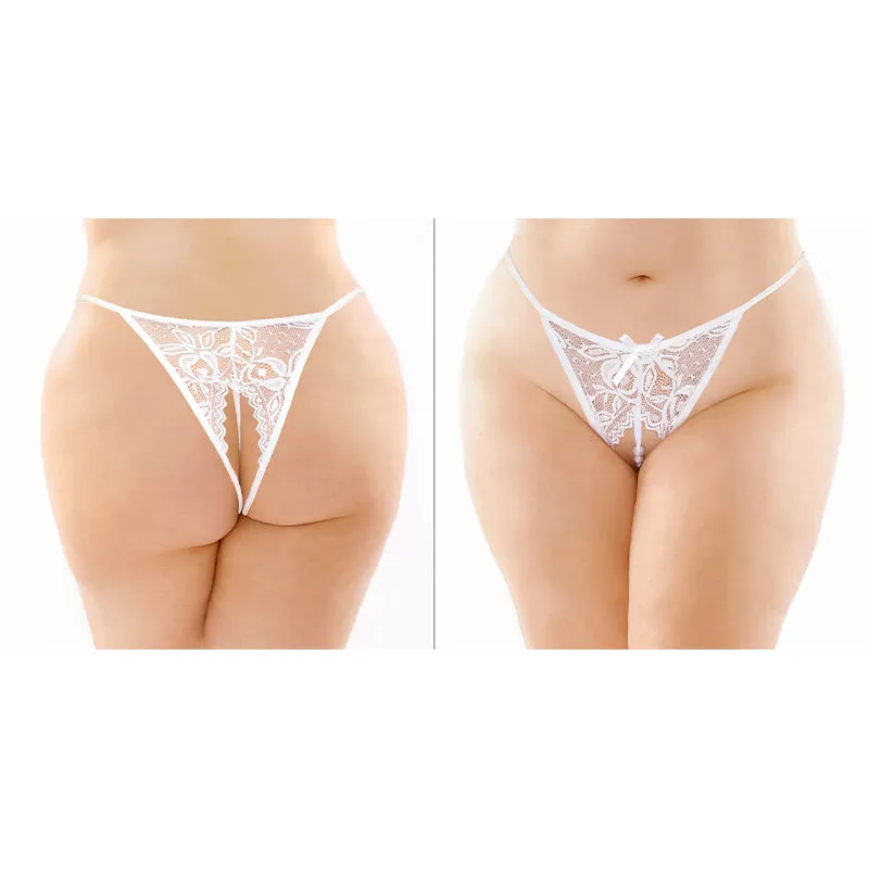 Calla Pearl Panty White Qs