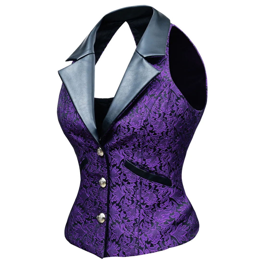 Camille Gothic Notch Collar Waistcoat