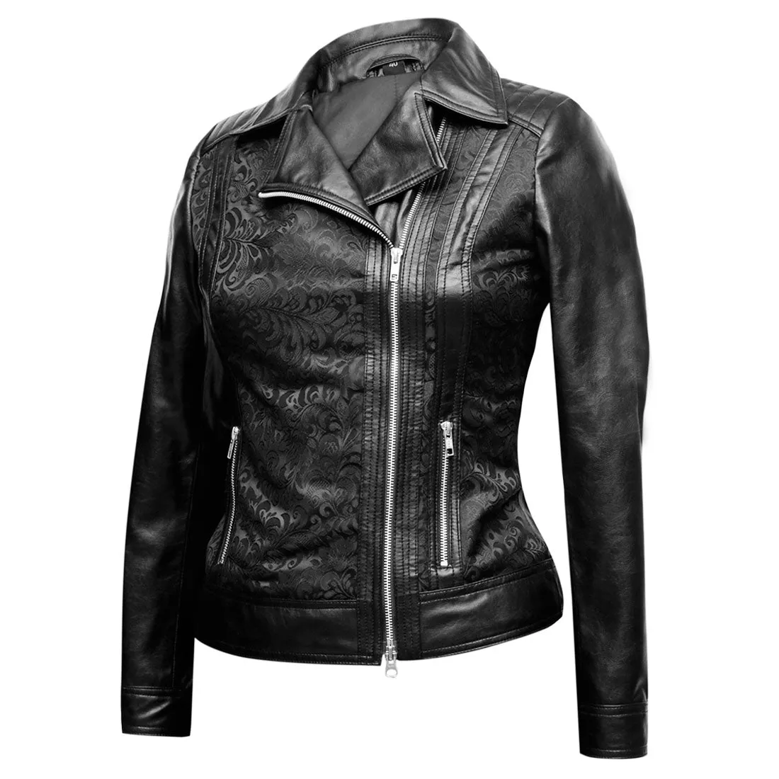 Caridad Black PU Jacket