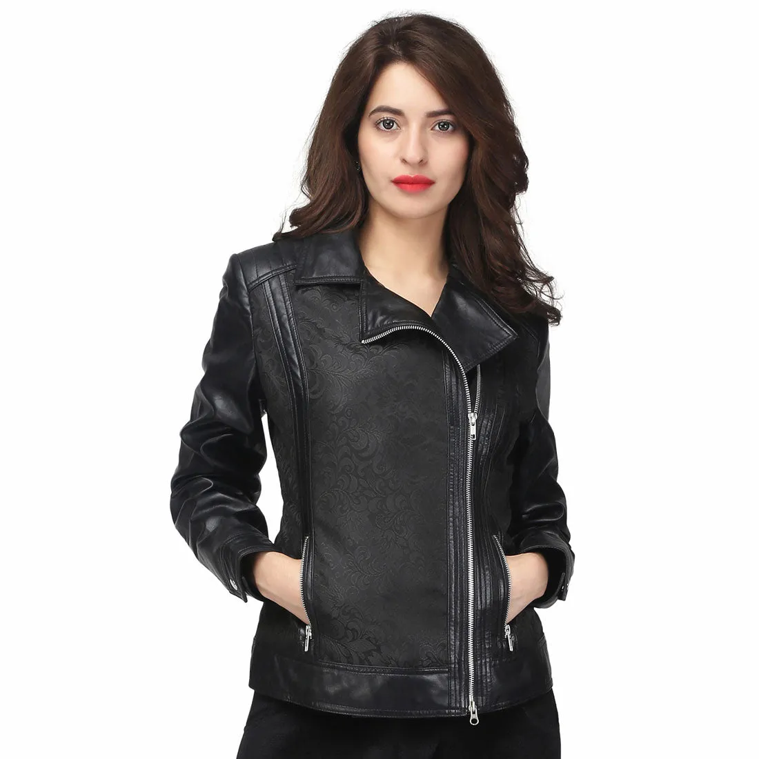 Caridad Black PU Jacket