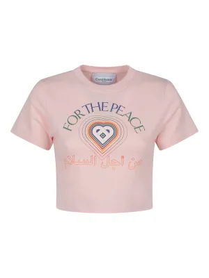 Casablanca For The Peace Gradient Printed Baby T-Shirt