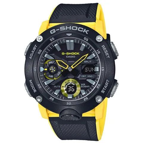 CASIO G-Shock 200M Water Resistant Shock Resistant #GA-2000-1A9ER