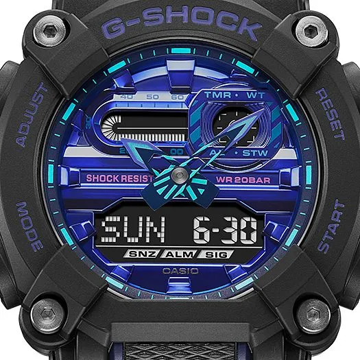 CASIO G-Shock 200M Water Resistant Shock Resistant #GA-900VB-1ADR