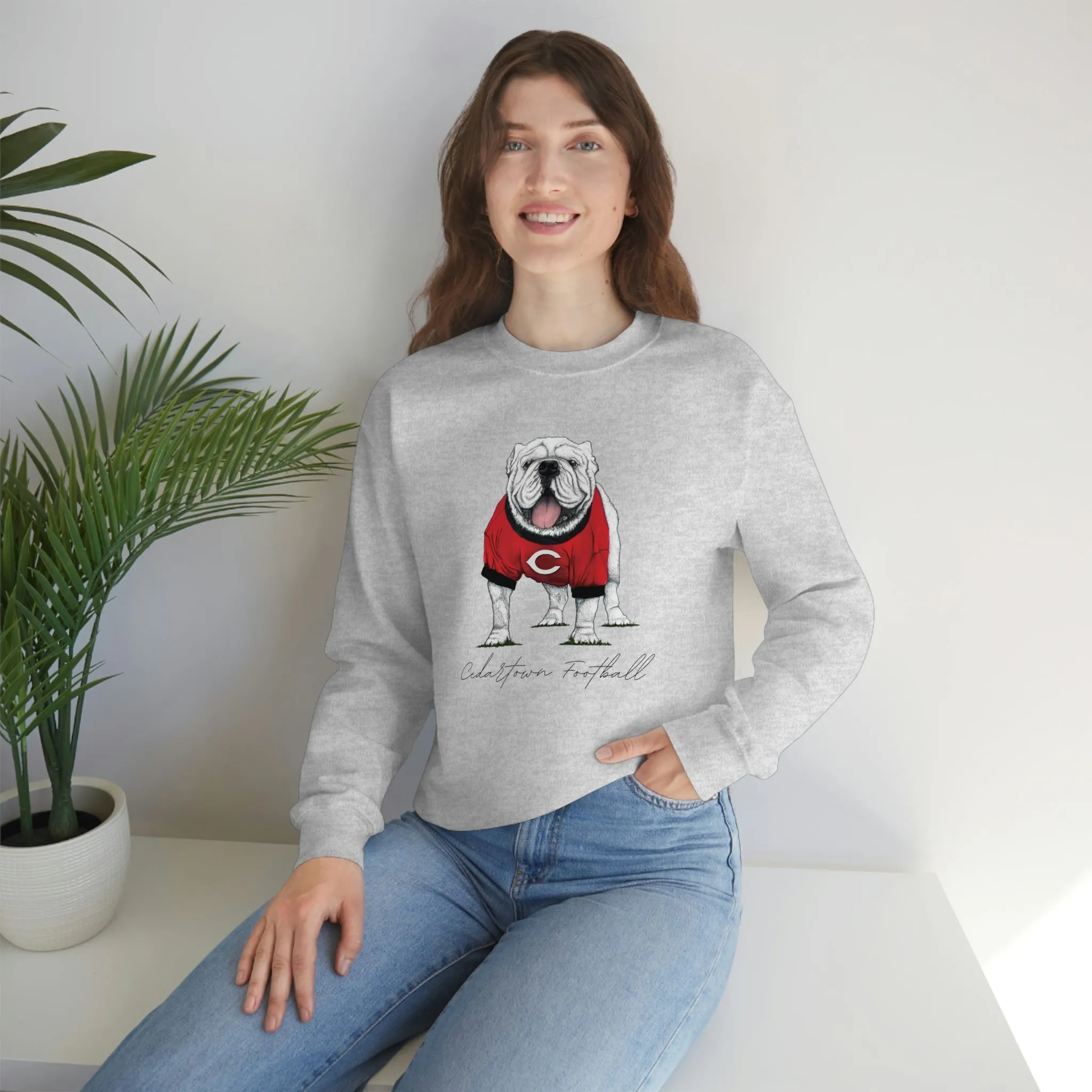 Cedartown Football Gildan 18000 Unisex Heavy Blend Crewneck Sweatshirt