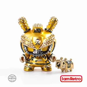 Crystal Gold Baby TEQ 63 Dunny by Quiccs Embellished with crystals from Swarovski®