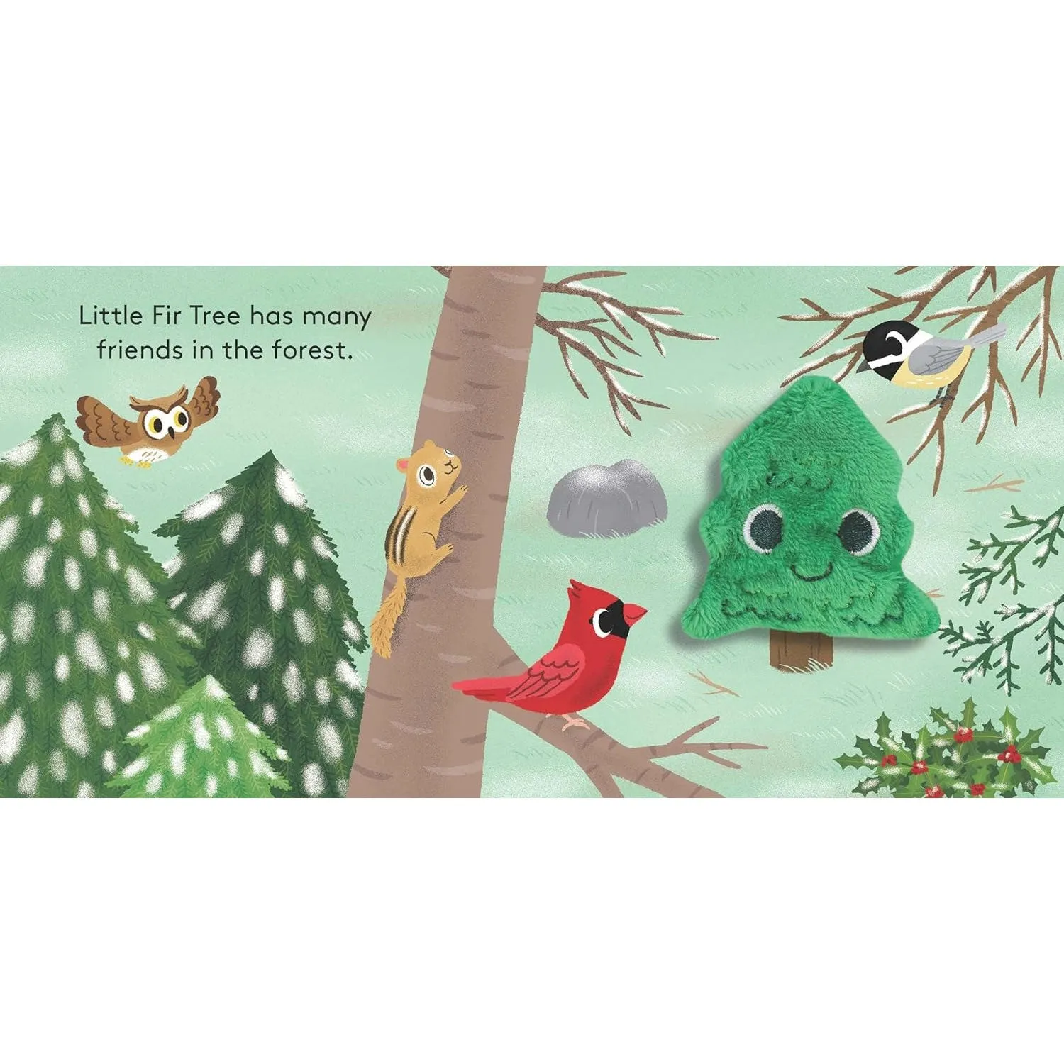 Finger Puppet Board Book - Little Fir Tree