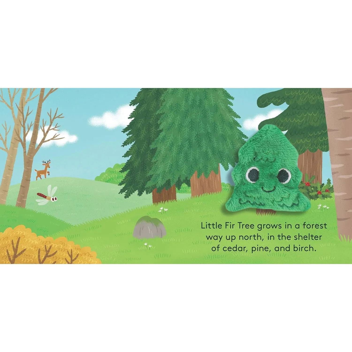 Finger Puppet Board Book - Little Fir Tree