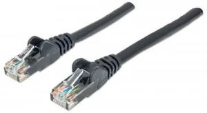 FLAT PATCH CORD, CAT6, 15' BLK