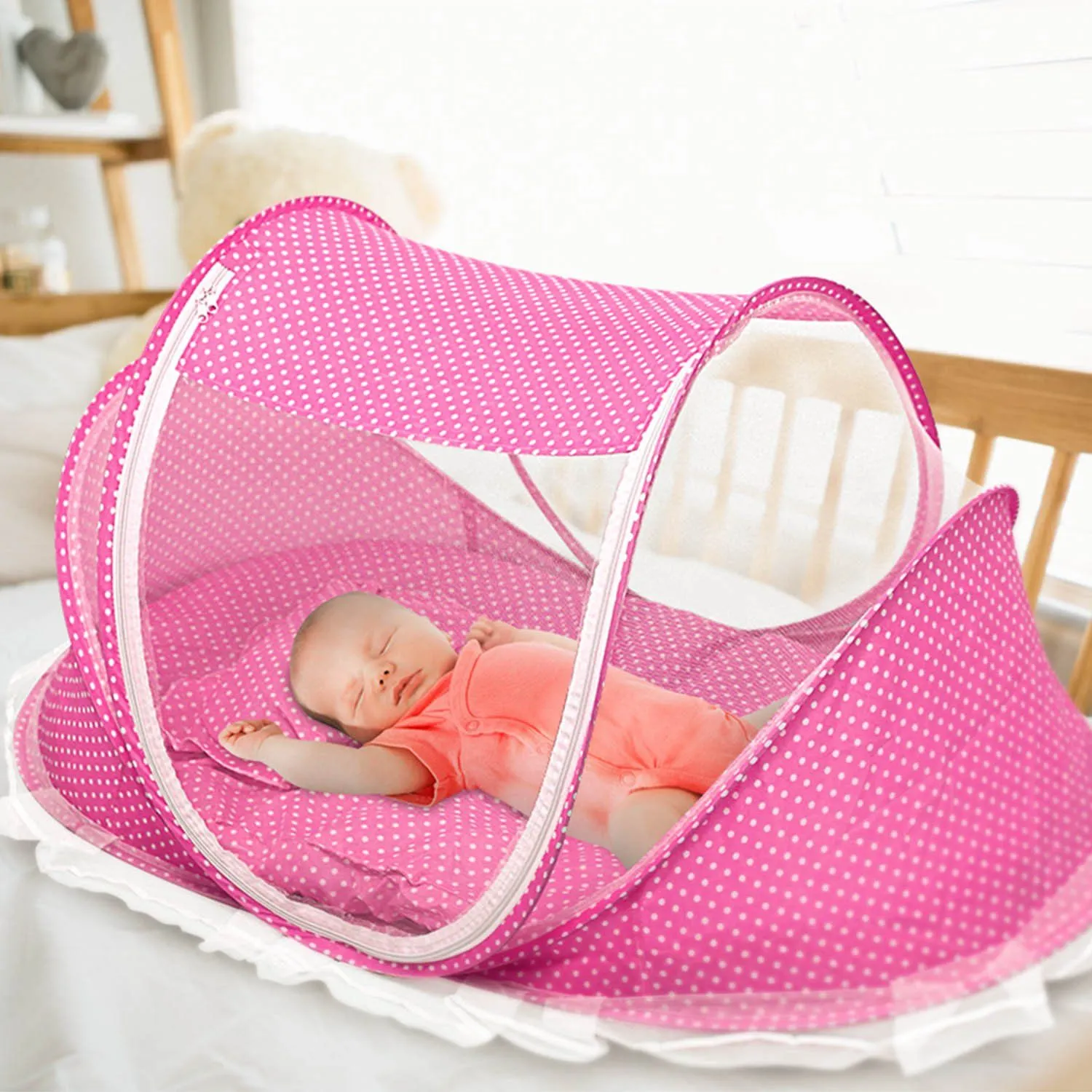 Foldable Baby Travel Bed