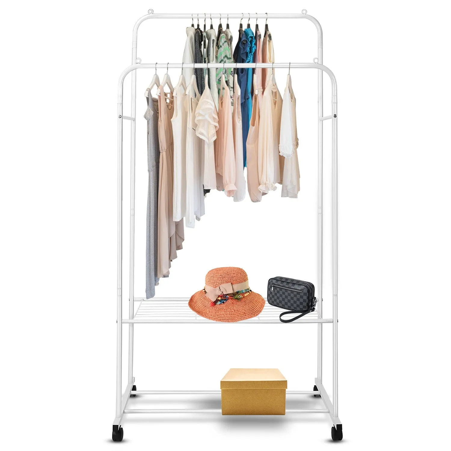 Garment Hanging Rack Clothing Rail Organizer