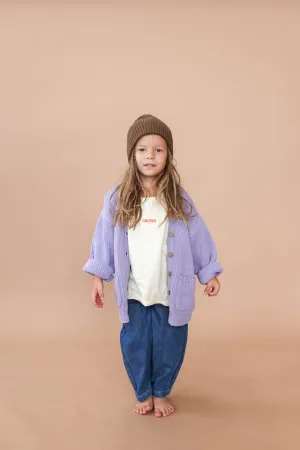 Grown Pocket Cardigan - Iris