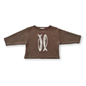 Grown Sardine Knit Pull Over - Mud