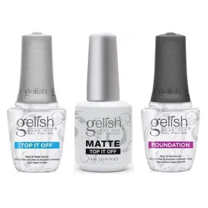 Harmony Gelish Foundation Base Coat   Top It Off   Matte Top Coat