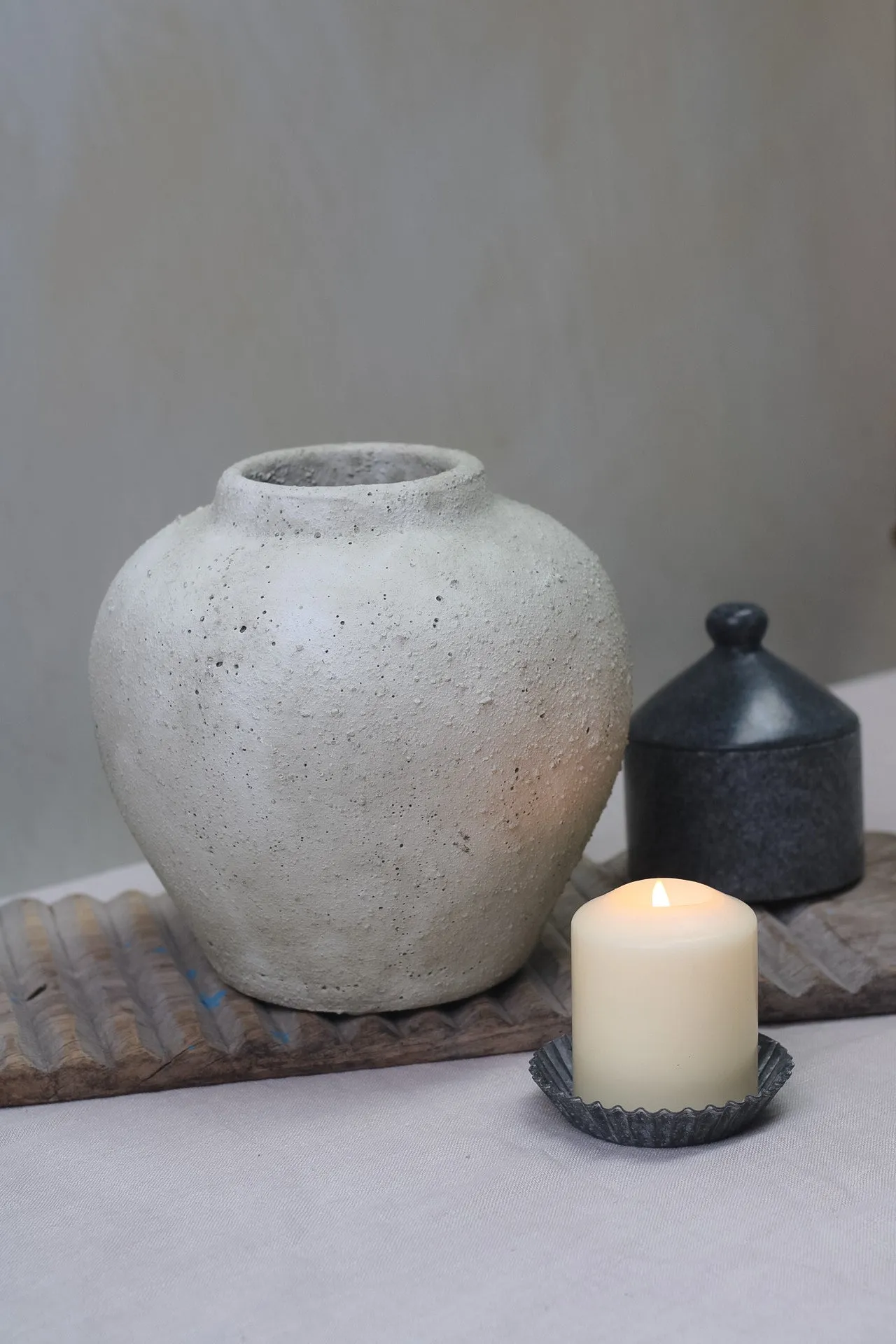 Lanesborough Rustic Stone Vase