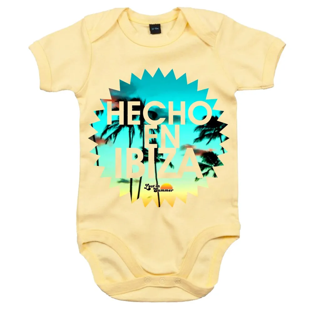 Lost In Summer Hecho en Ibiza Baby Grow