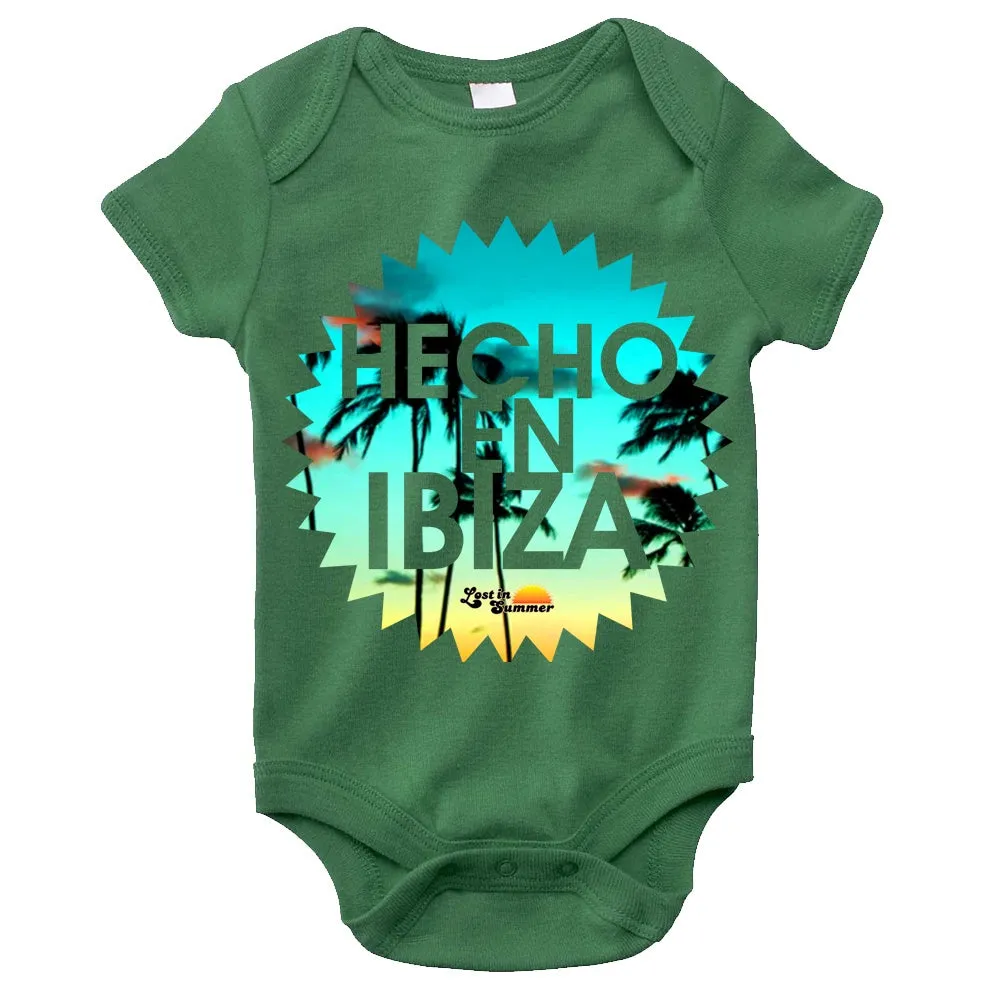 Lost In Summer Hecho en Ibiza Baby Grow