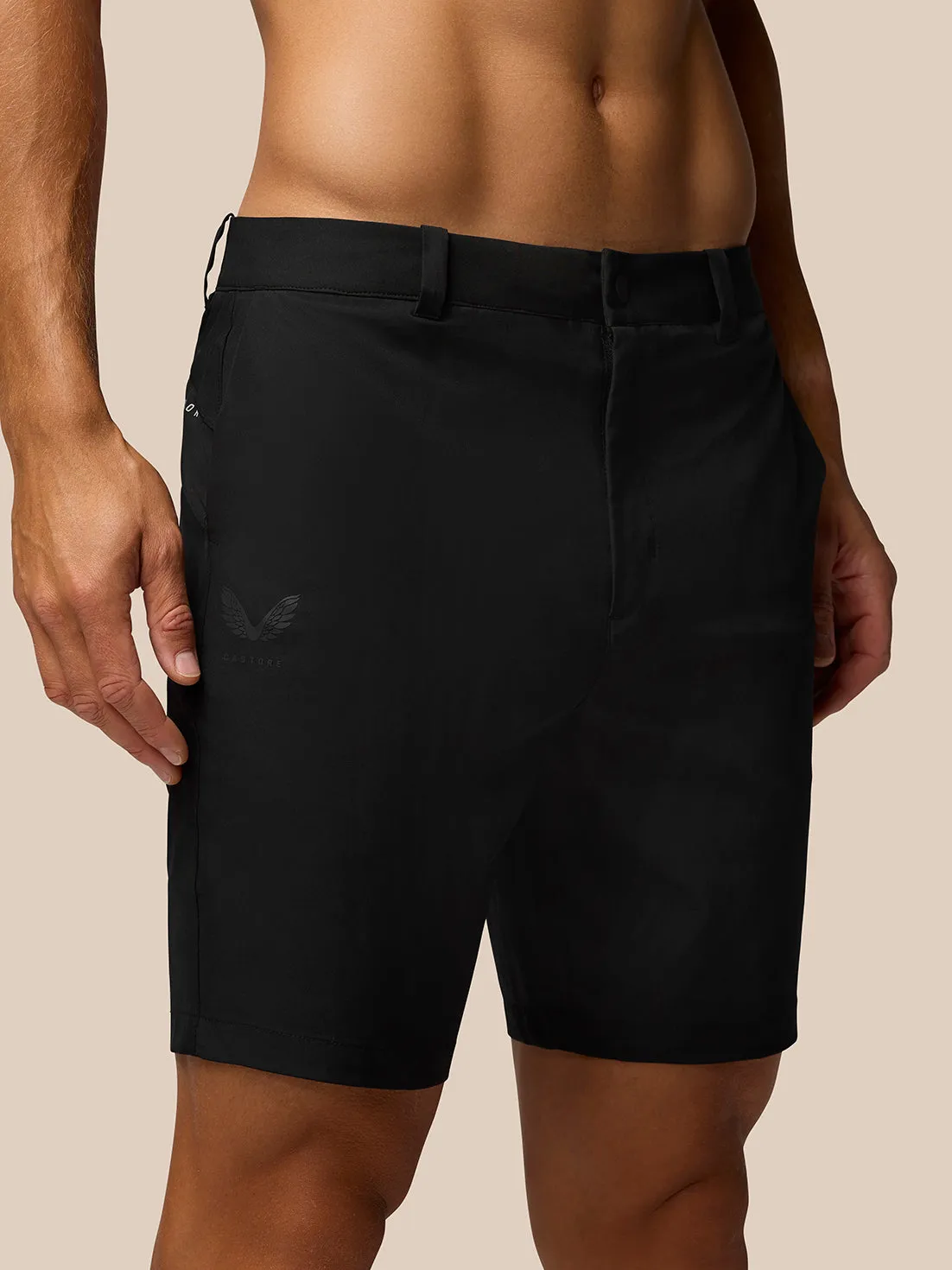 Men's Golf Water-Resistant Shorts - Black