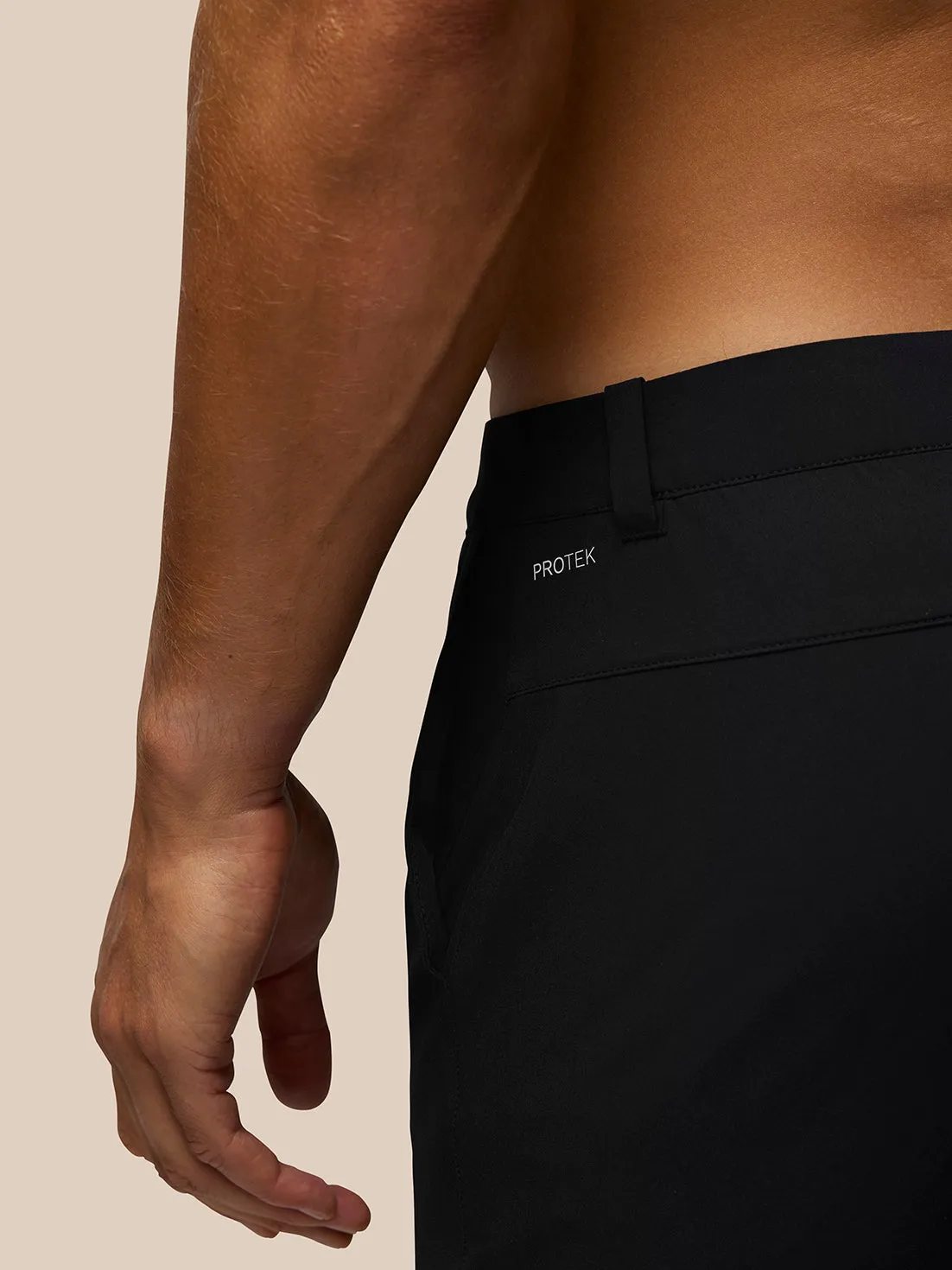 Men's Golf Water-Resistant Shorts - Black