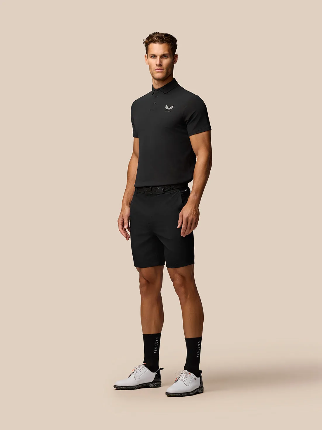 Men's Golf Water-Resistant Shorts - Black