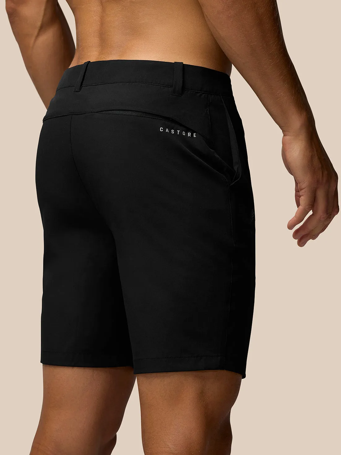 Men's Golf Water-Resistant Shorts - Black