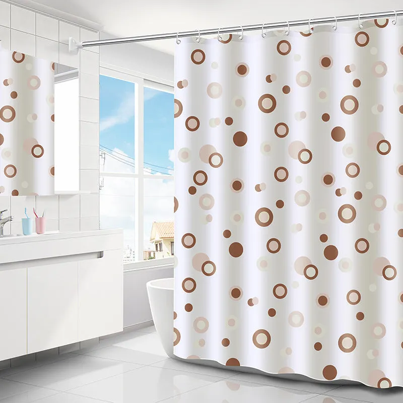 Mildew and Water Resistant Shower Curtain, HG0076