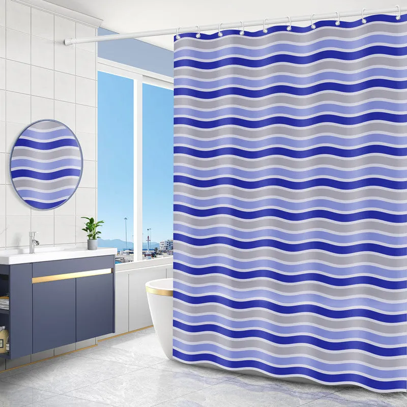 Mildew and Water Resistant Shower Curtain, HG0076