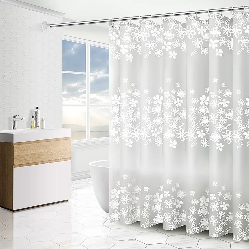 Mildew and Water Resistant Shower Curtain, HG0076