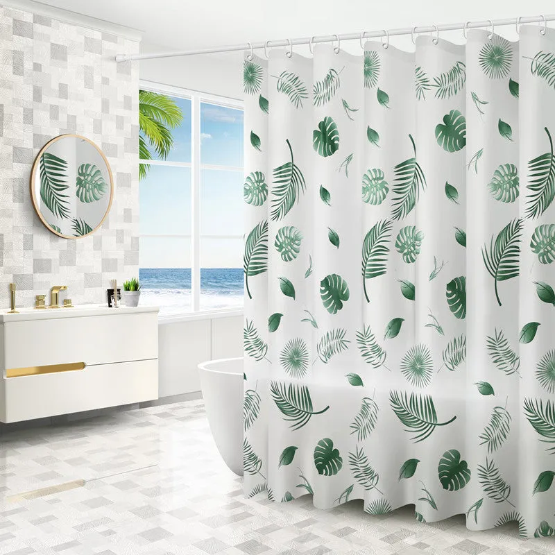 Mildew and Water Resistant Shower Curtain, HG0076