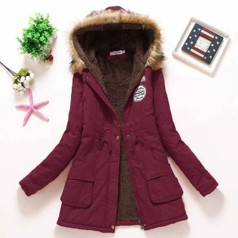 New Autumn Winter Women Cotton Jacket Padded Casual Slim Coat