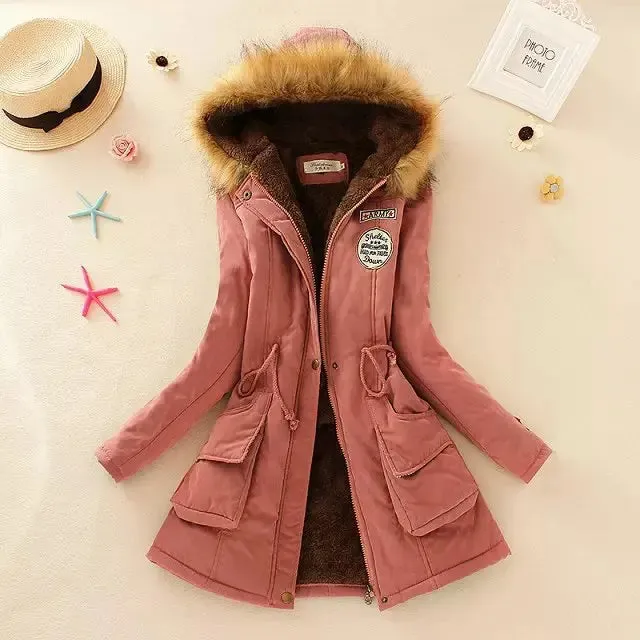 New Autumn Winter Women Cotton Jacket Padded Casual Slim Coat