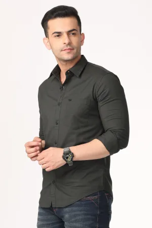 Punchy Black Full Sleeve Shirt