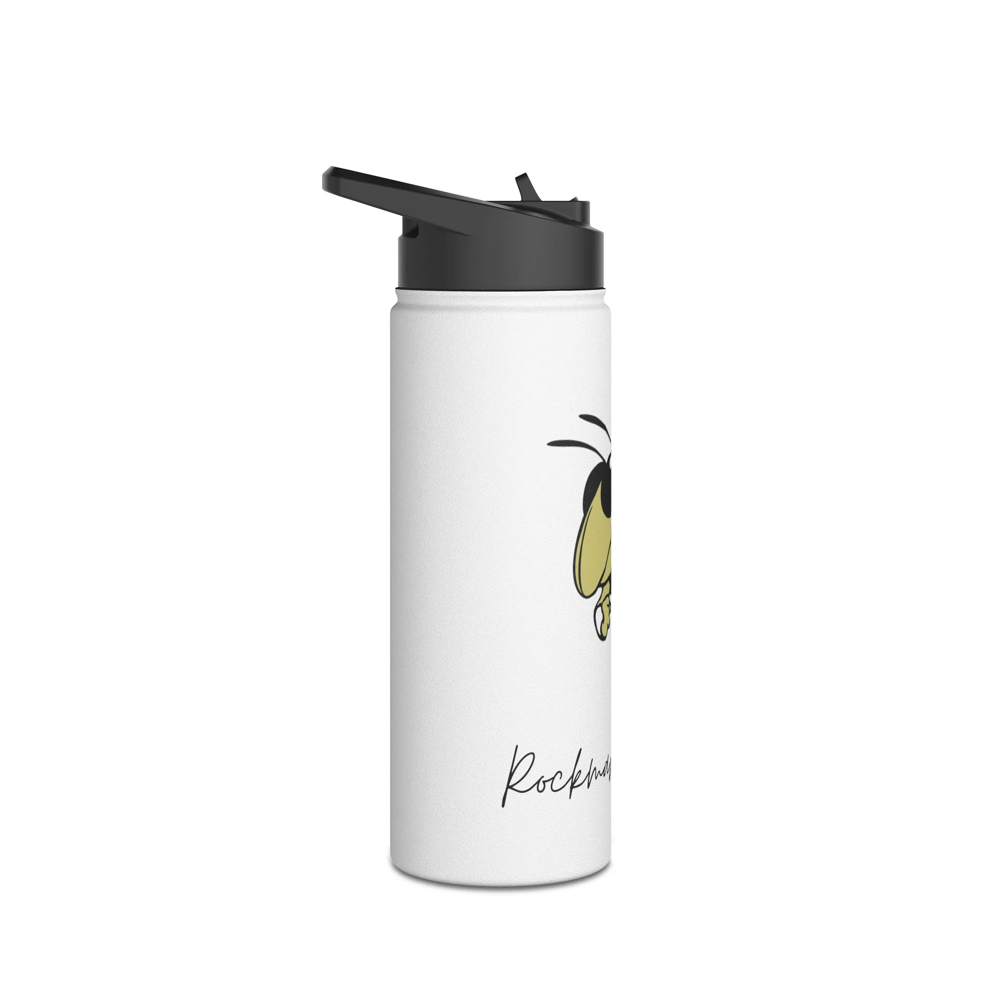 Rockmart Jackets School Spirit Sports Stainless Steel Water Bottle, Standard Lid