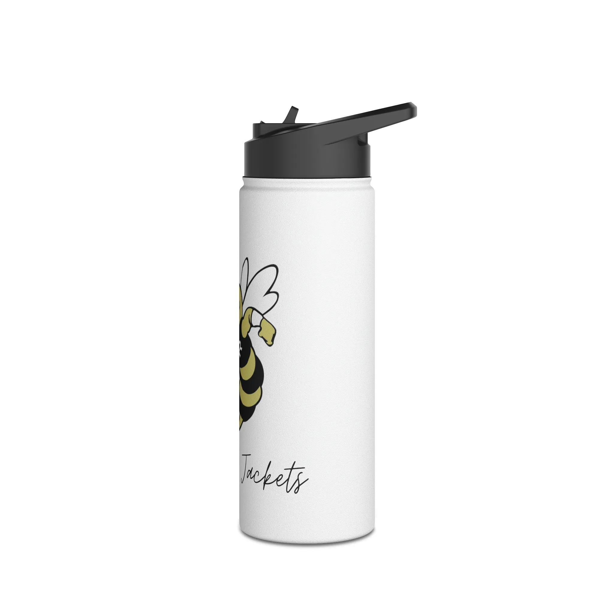 Rockmart Jackets School Spirit Sports Stainless Steel Water Bottle, Standard Lid