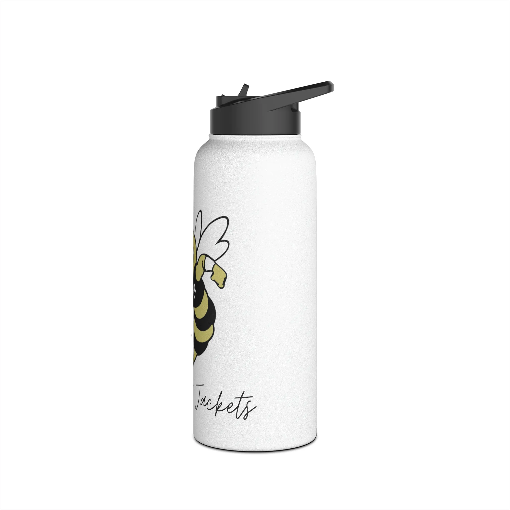 Rockmart Jackets School Spirit Sports Stainless Steel Water Bottle, Standard Lid