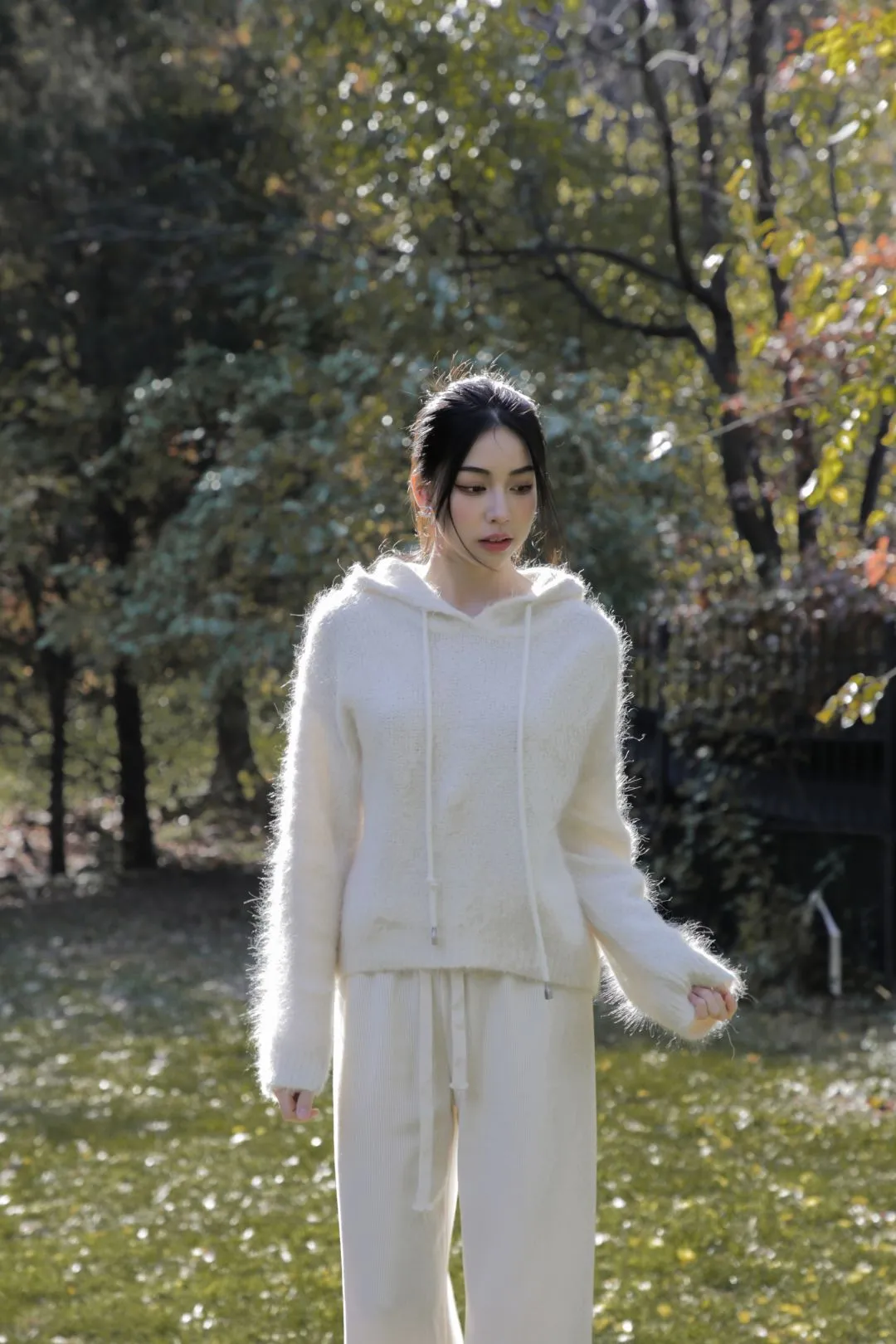 Short Alpaca Hoodie