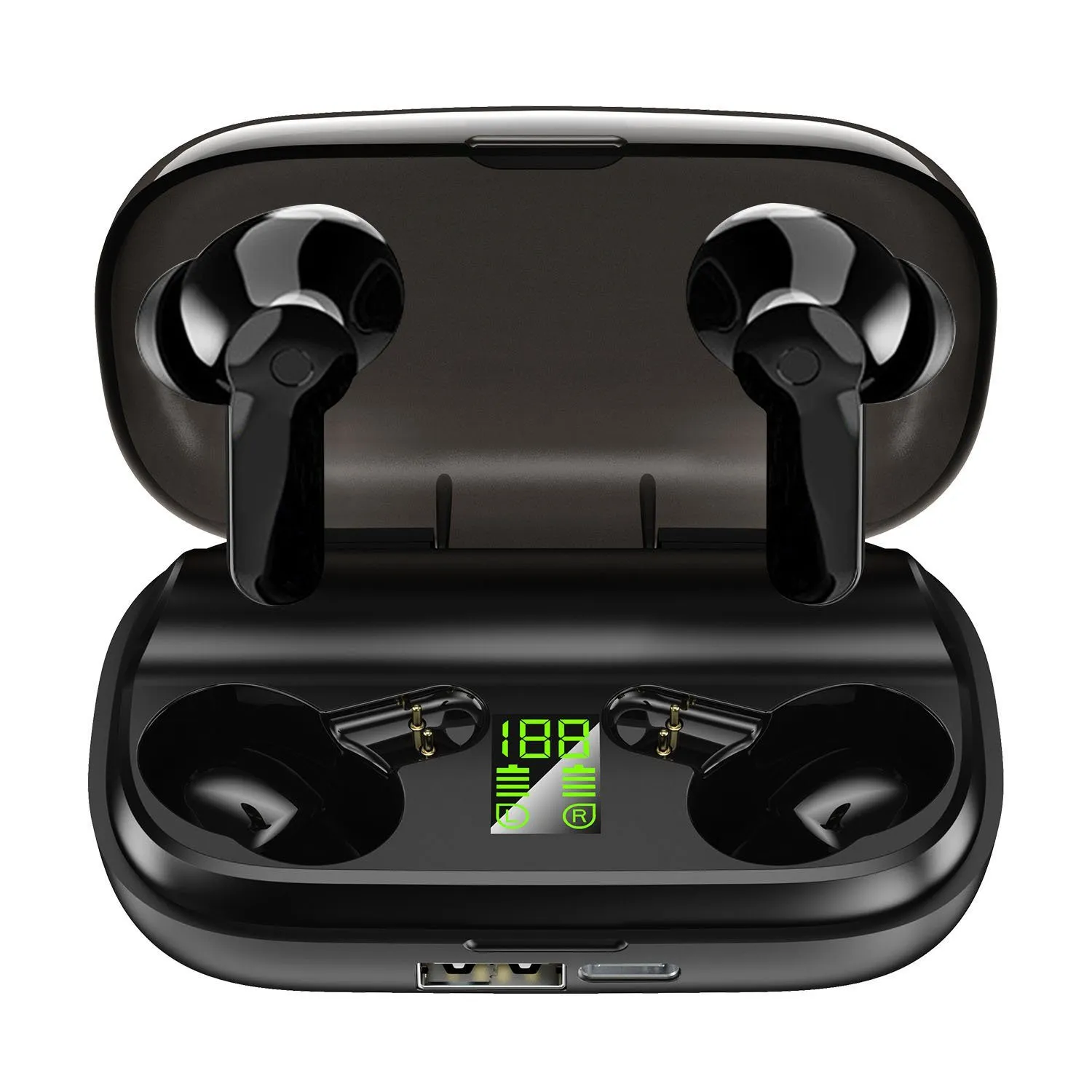 True Wireless V5.0 Earbuds IPX 5 Water Resistant