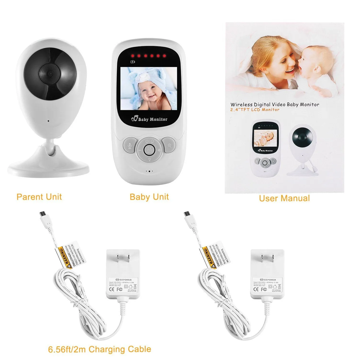 Video Baby with Digital Camera Infrared Night Viion