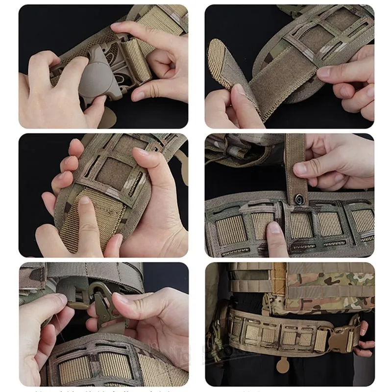 Waist Belt Water Resistant Adjustable Molle