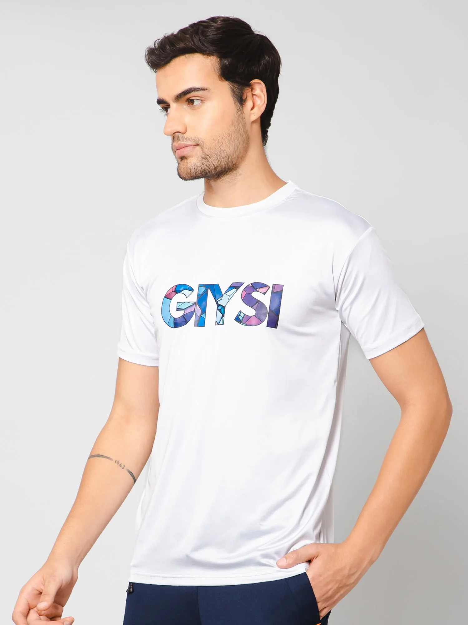 White Training Half Sleeve T-shirt