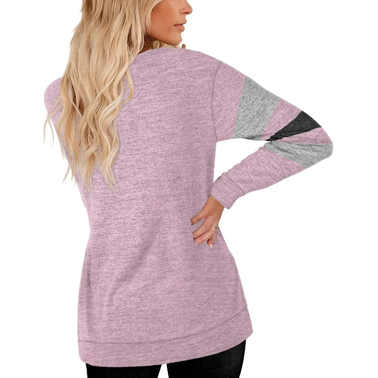 Women's Crewneck Sweatshirts Long Sleeve Sweaters Tunic Tops